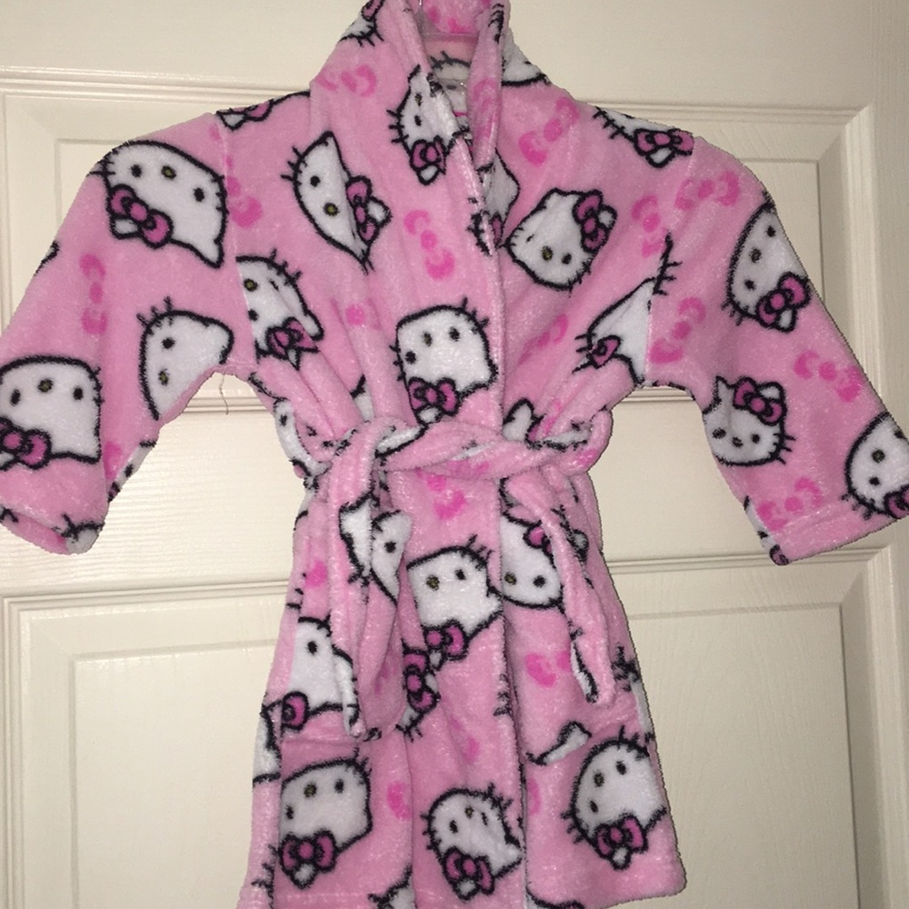 Hello Kitty Plush Girls Robe
